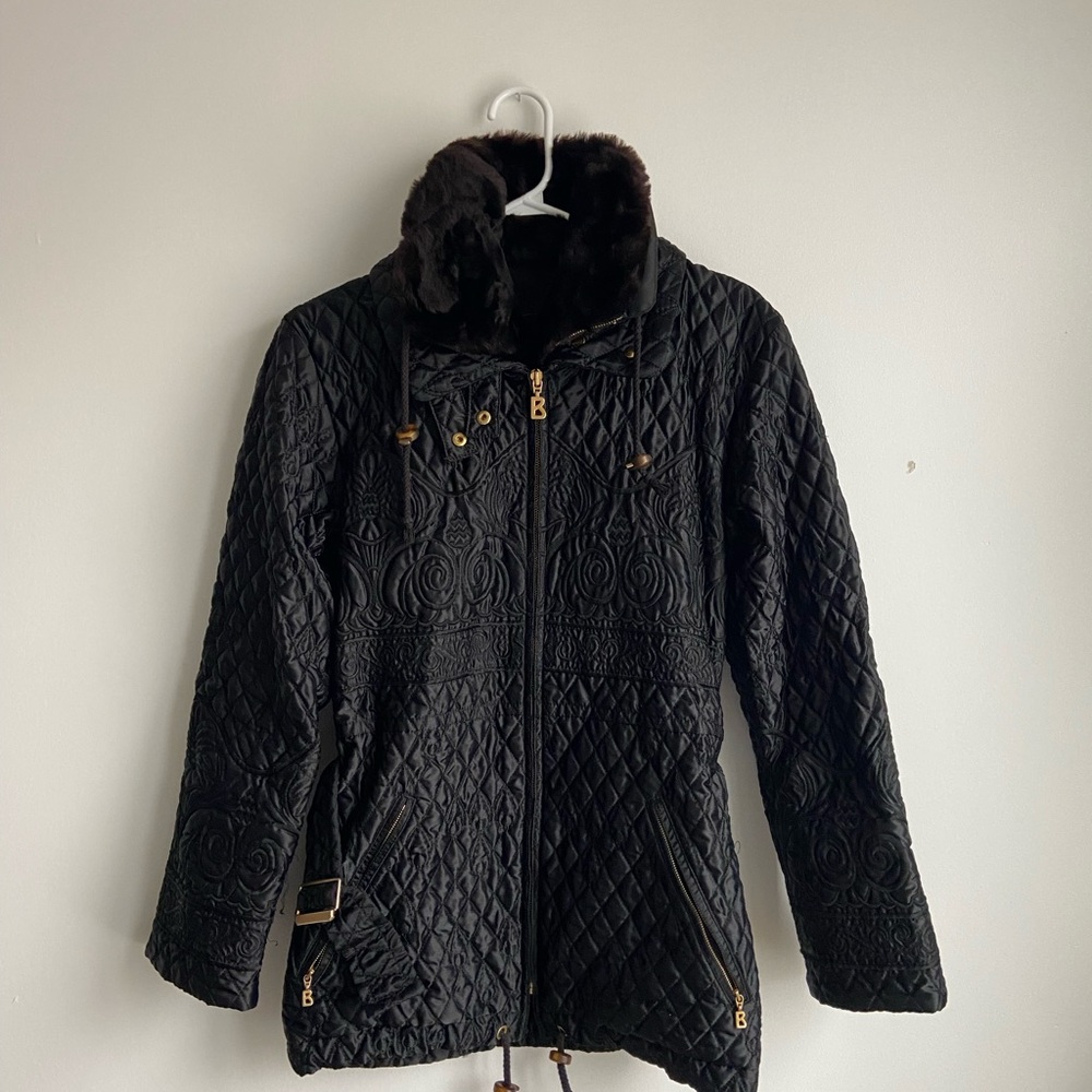 Bogner Black Quilted Jacket